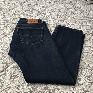 Levi's 505s Men's Dark Blue Straight Jeans, worn once